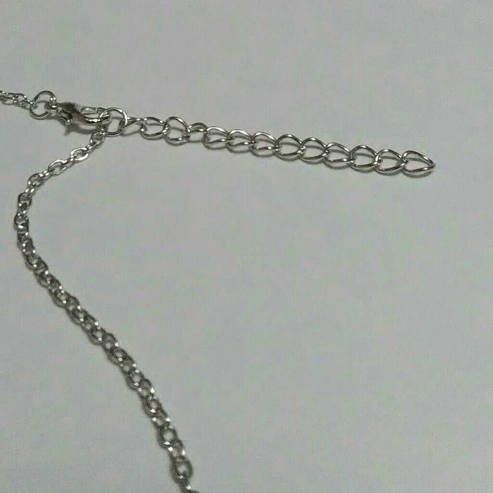 Hot Elegant Mother's Crystal Silver Heart Necklace - Picture 4 of 5